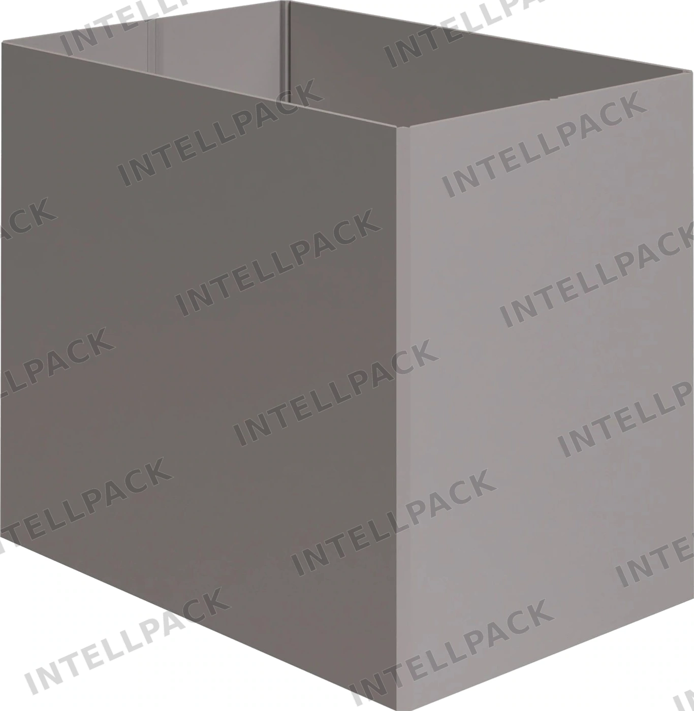 Стенка контейнера СПП 1190x790x1000 мм iPlast PolyBox серая