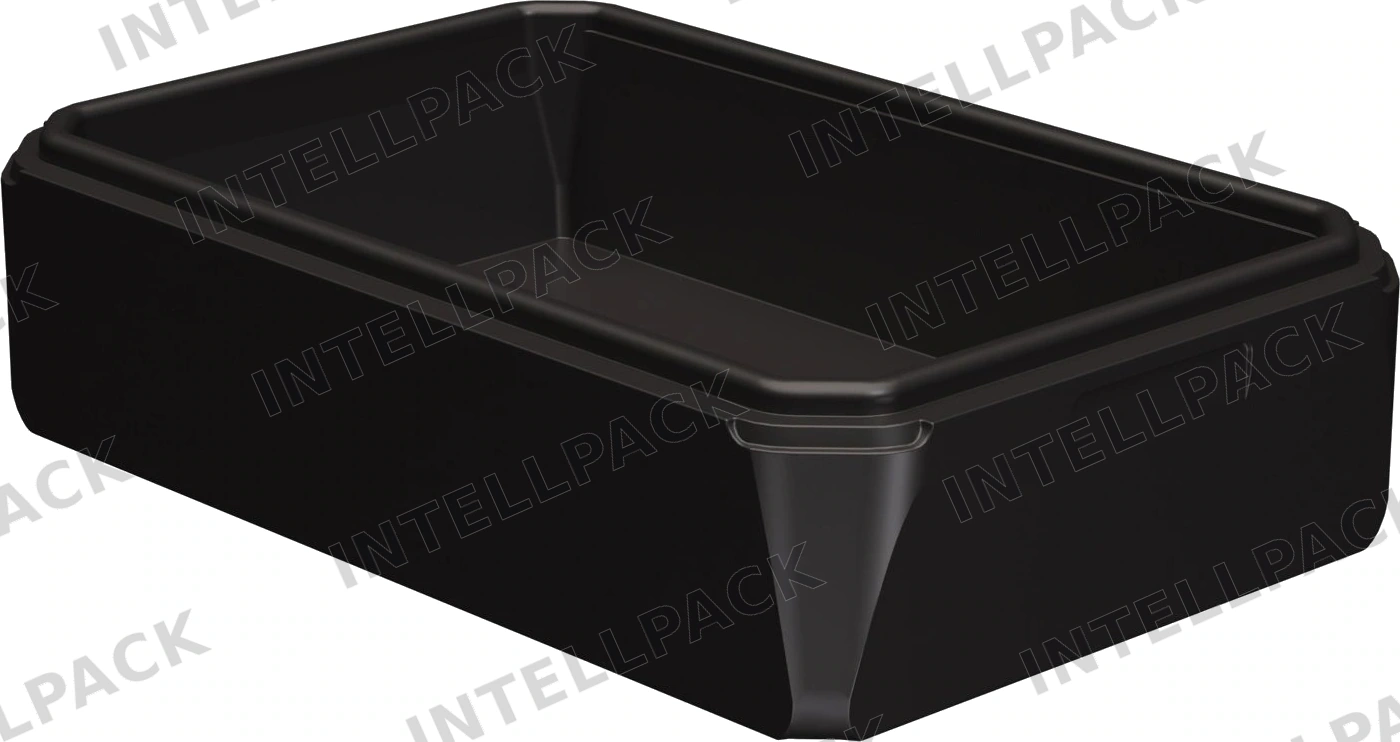 Термовкладыш 530х335х140 мм iPlast чёрный для контейнера 12.358F
